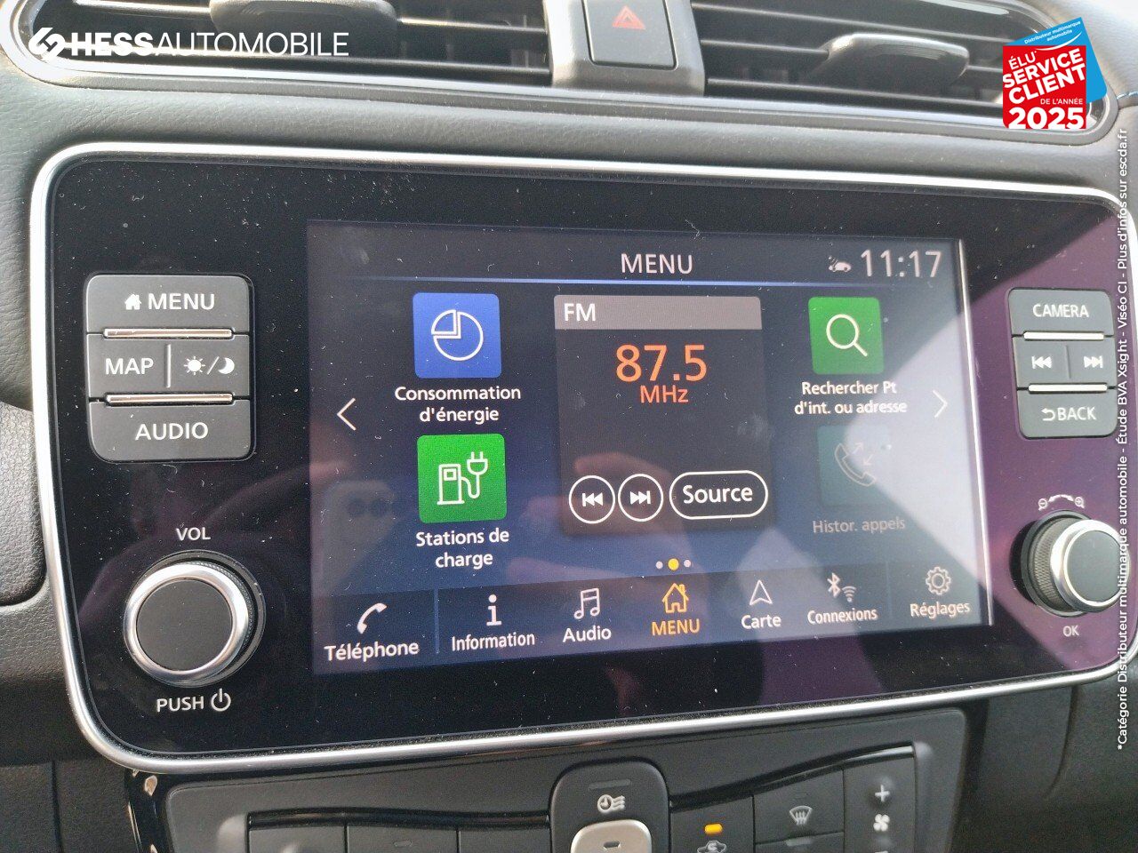 Véhicule d'occasion NISSAN LEAF 150CH 40KWH TEKNA 21.5 chez Nissan Dijon