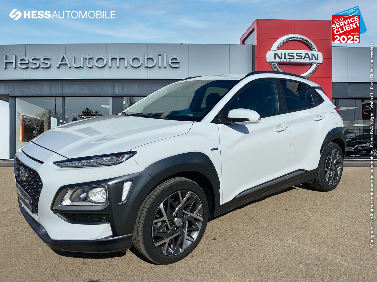 Véhicule d'occasion HYUNDAI KONA 1.6 GDI 141CH HYBRID CREATIVE DCT-6 GPS CAMERA CARPLAY chez Hyundai Reims
