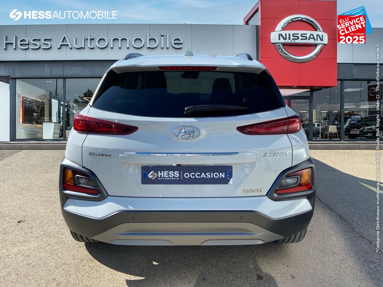 Véhicule d'occasion HYUNDAI KONA 1.6 GDI 141CH HYBRID CREATIVE DCT-6 GPS CAMERA CARPLAY chez Hyundai Reims