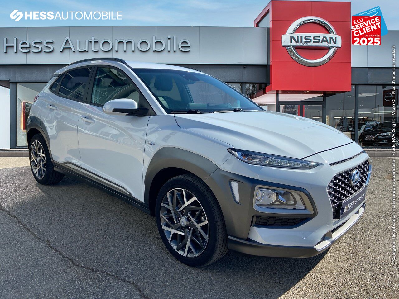 Véhicule d'occasion HYUNDAI KONA 1.6 GDI 141CH HYBRID CREATIVE DCT-6 GPS CAMERA CARPLAY chez Hyundai Reims