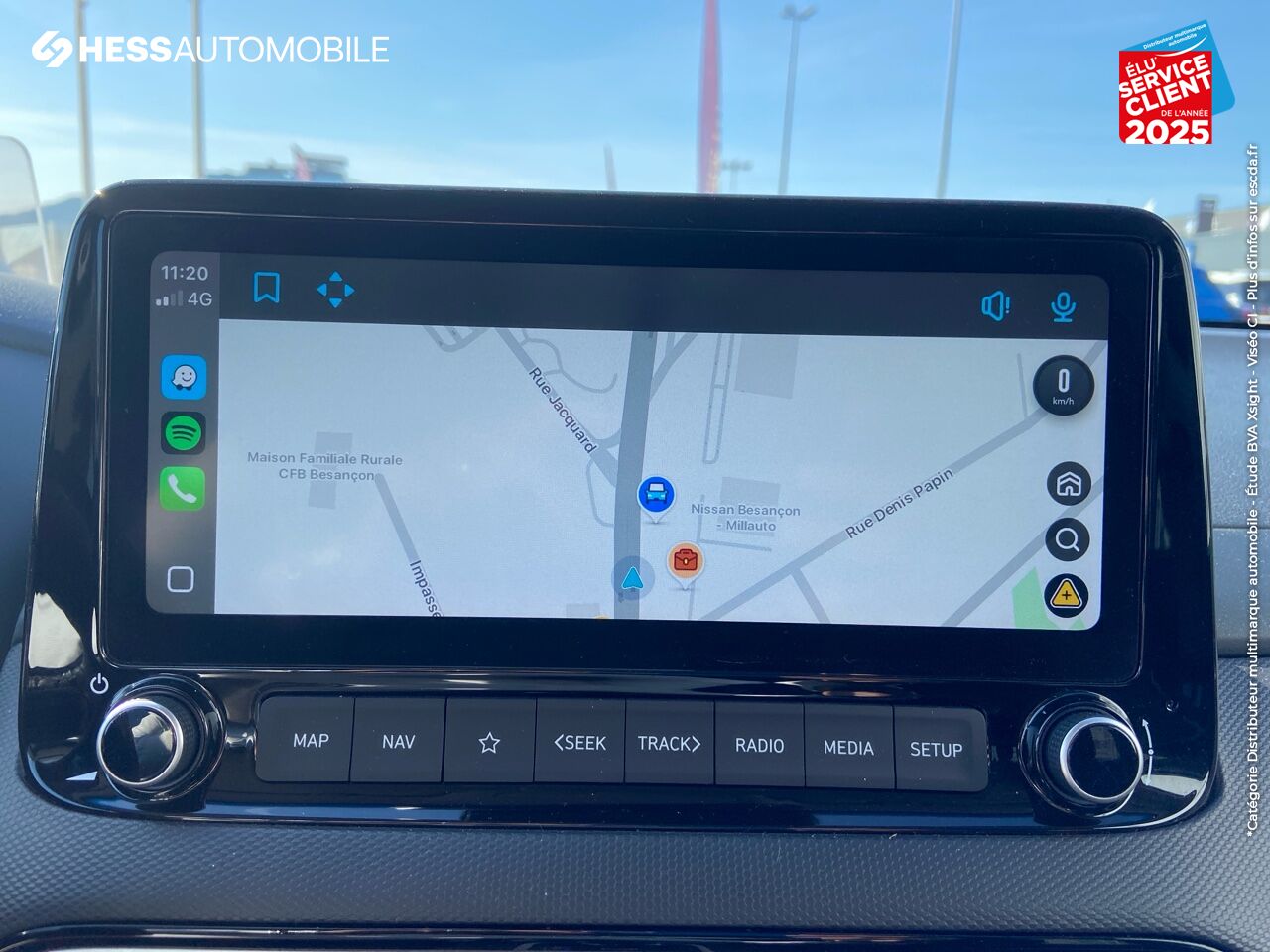 Véhicule d'occasion HYUNDAI KONA 1.6 GDI 141CH HYBRID CREATIVE DCT-6 GPS CAMERA CARPLAY chez Hyundai Reims