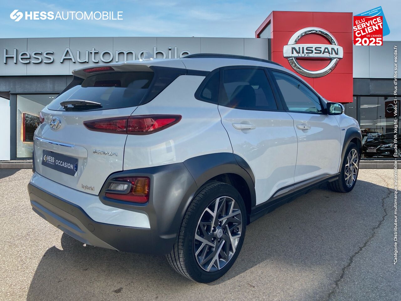 Véhicule d'occasion HYUNDAI KONA 1.6 GDI 141CH HYBRID CREATIVE DCT-6 GPS CAMERA CARPLAY chez Hyundai Reims