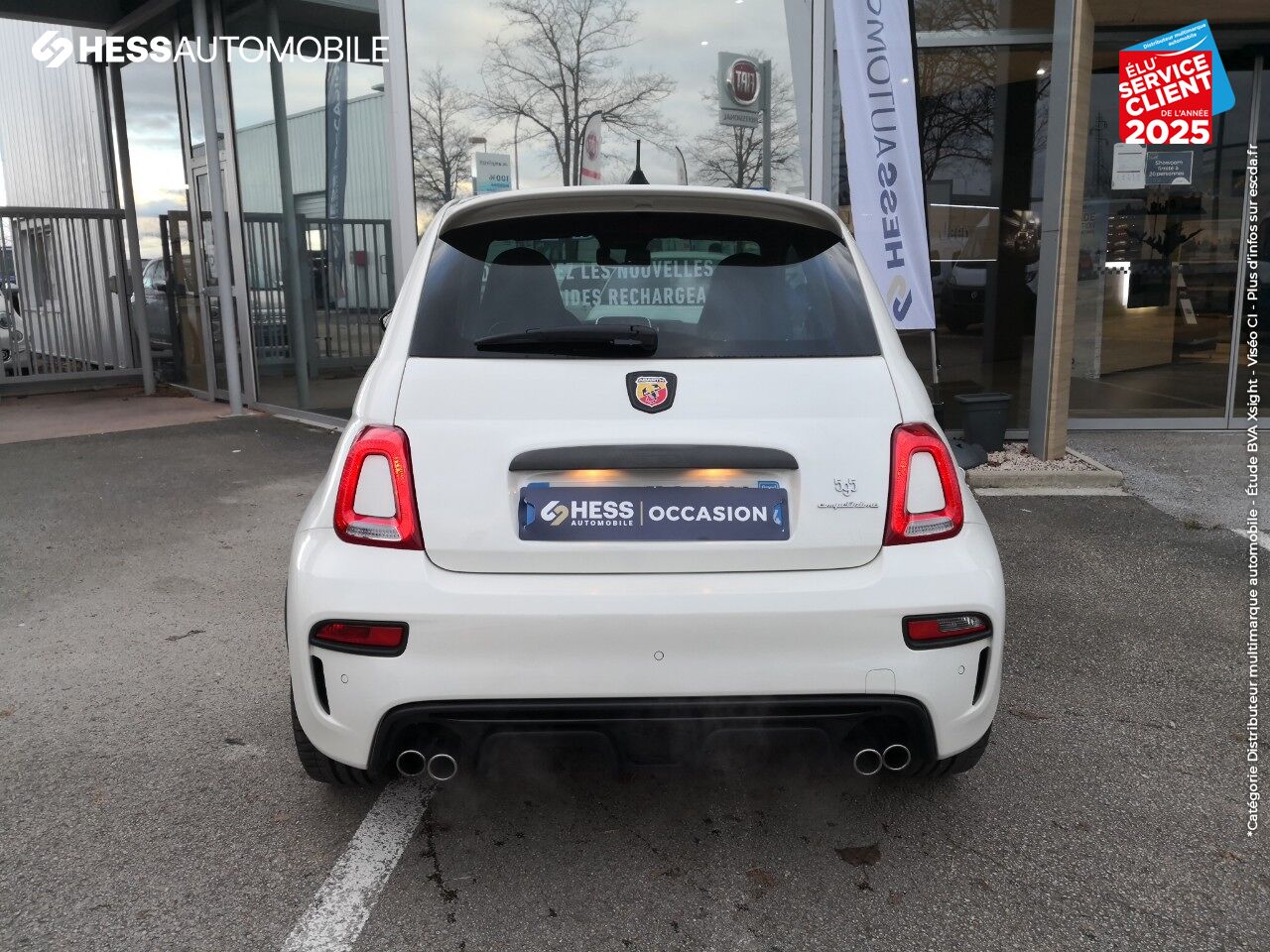 Véhicule d'occasion ABARTH 500 1.4 TURBO T-JET 180CH 595 COMPETIZIONE MY19 chez HESS Automobile