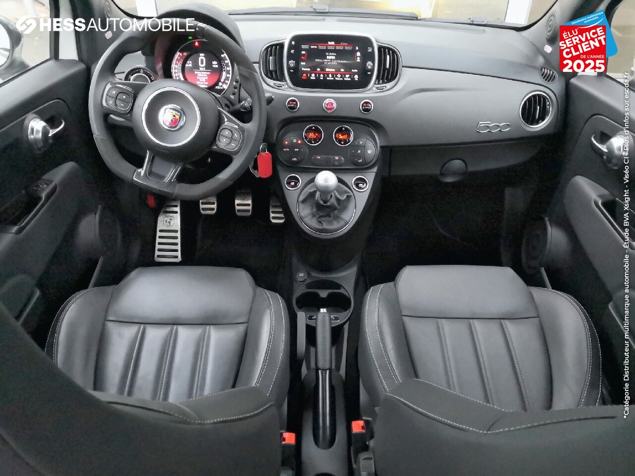 Véhicule d'occasion ABARTH 500 1.4 TURBO T-JET 180CH 595 COMPETIZIONE MY19 chez HESS Automobile
