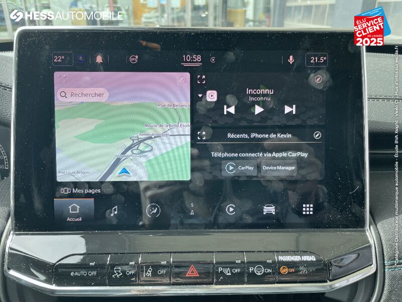 Véhicule neuf JEEP COMPASS E-HYBRID UPLAND 1.5 TURBO 130CH BVR7 chez Fiat Besançon