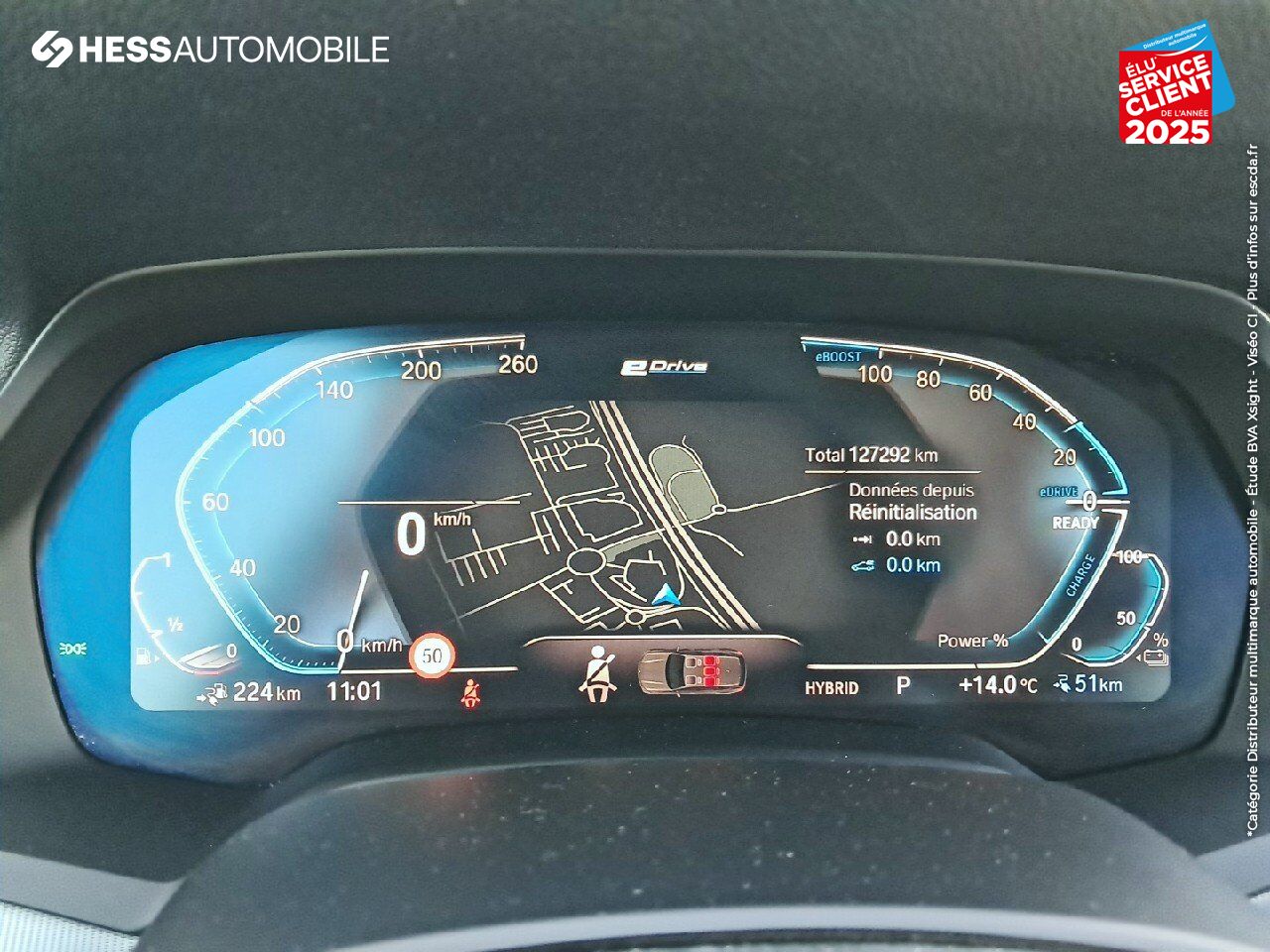 Véhicule d'occasion BMW X5 XDRIVE45E 394CH LOUNGE 17CV chez BMW Belfort