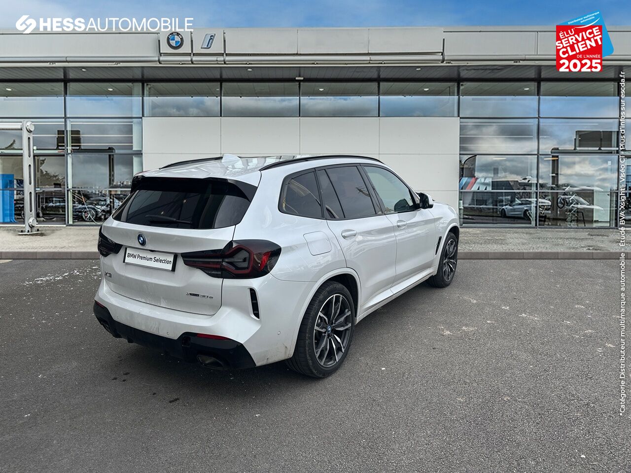Véhicule d'occasion BMW X3 XDRIVE30E 292CH M SPORT TOUVRANT SIEGES CHAUF/CUIR GPS CAMERA CARPLAY chez BMW Besançon