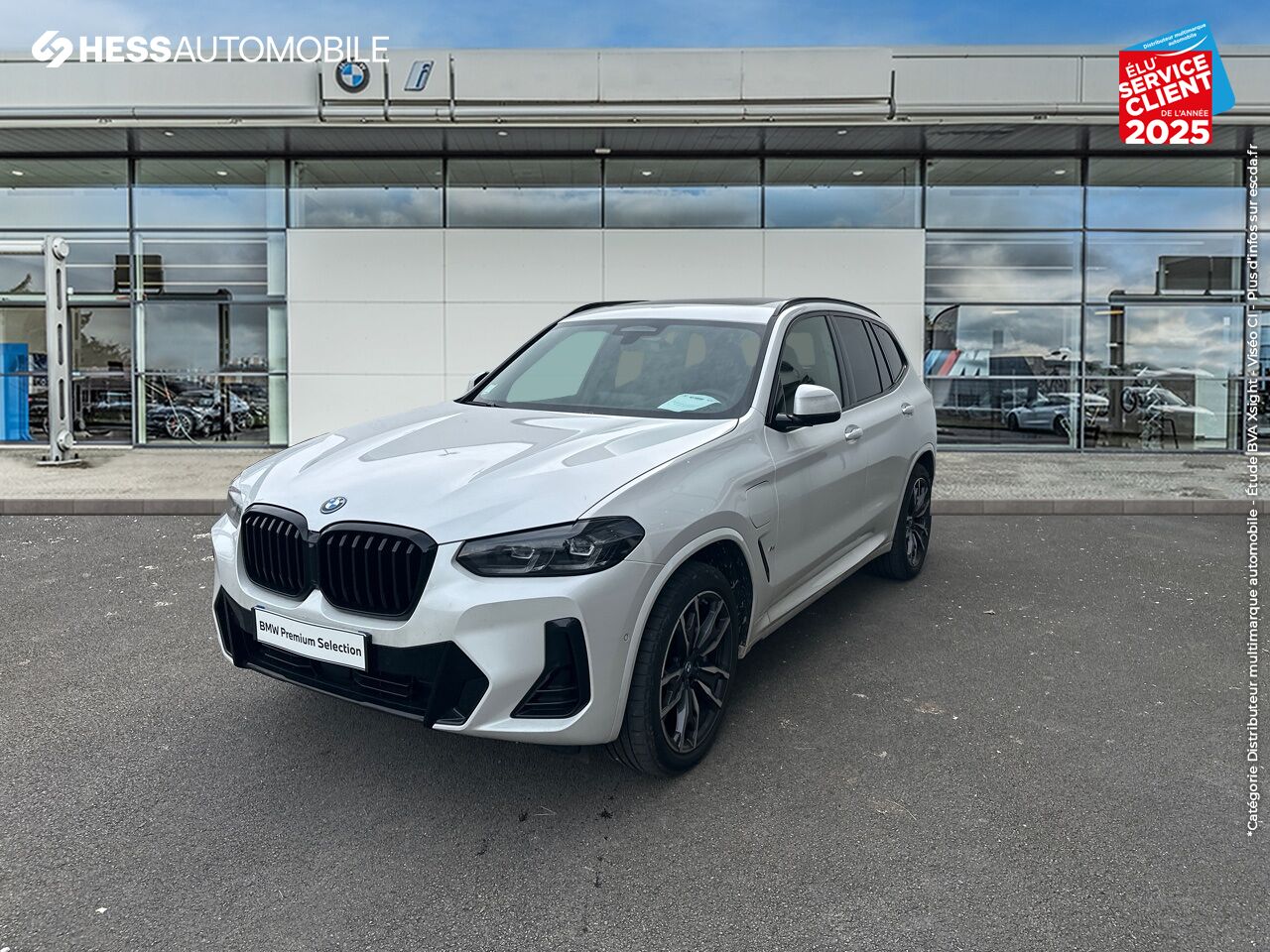 Véhicule d'occasion BMW X3 XDRIVE30E 292CH M SPORT TOUVRANT SIEGES CHAUF/CUIR GPS CAMERA CARPLAY chez BMW Besançon
