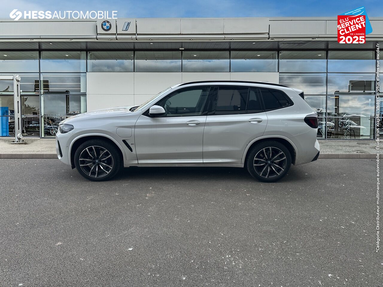 Véhicule d'occasion BMW X3 XDRIVE30E 292CH M SPORT TOUVRANT SIEGES CHAUF/CUIR GPS CAMERA CARPLAY chez BMW Besançon