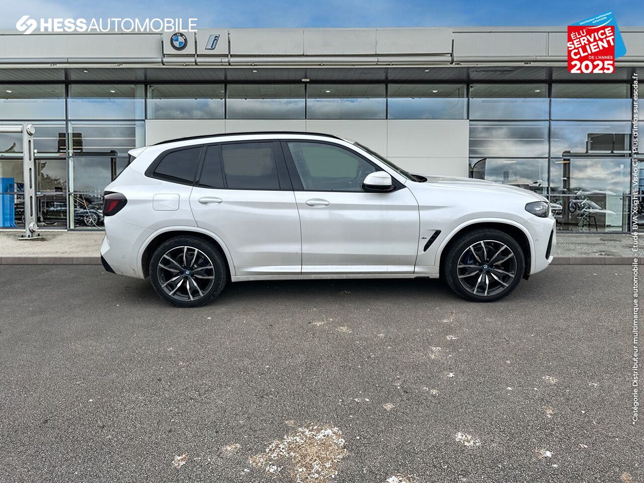 Véhicule d'occasion BMW X3 XDRIVE30E 292CH M SPORT TOUVRANT SIEGES CHAUF/CUIR GPS CAMERA CARPLAY chez BMW Besançon