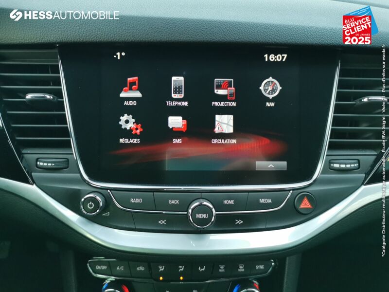 Véhicule d'occasion OPEL ASTRA 1.6 D 110CH INNOVATION EURO6D-T GPS CAMERA KEYLESS chez Opel Nancy