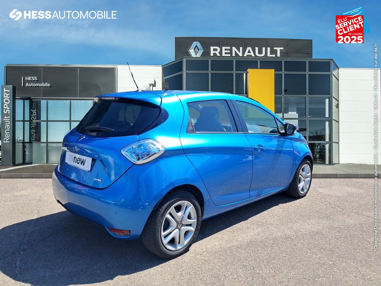 Véhicule d'occasion RENAULT ZOE ZEN CHARGE NORMALE R90 GPS RADAR AR chez Hyundai Epernay