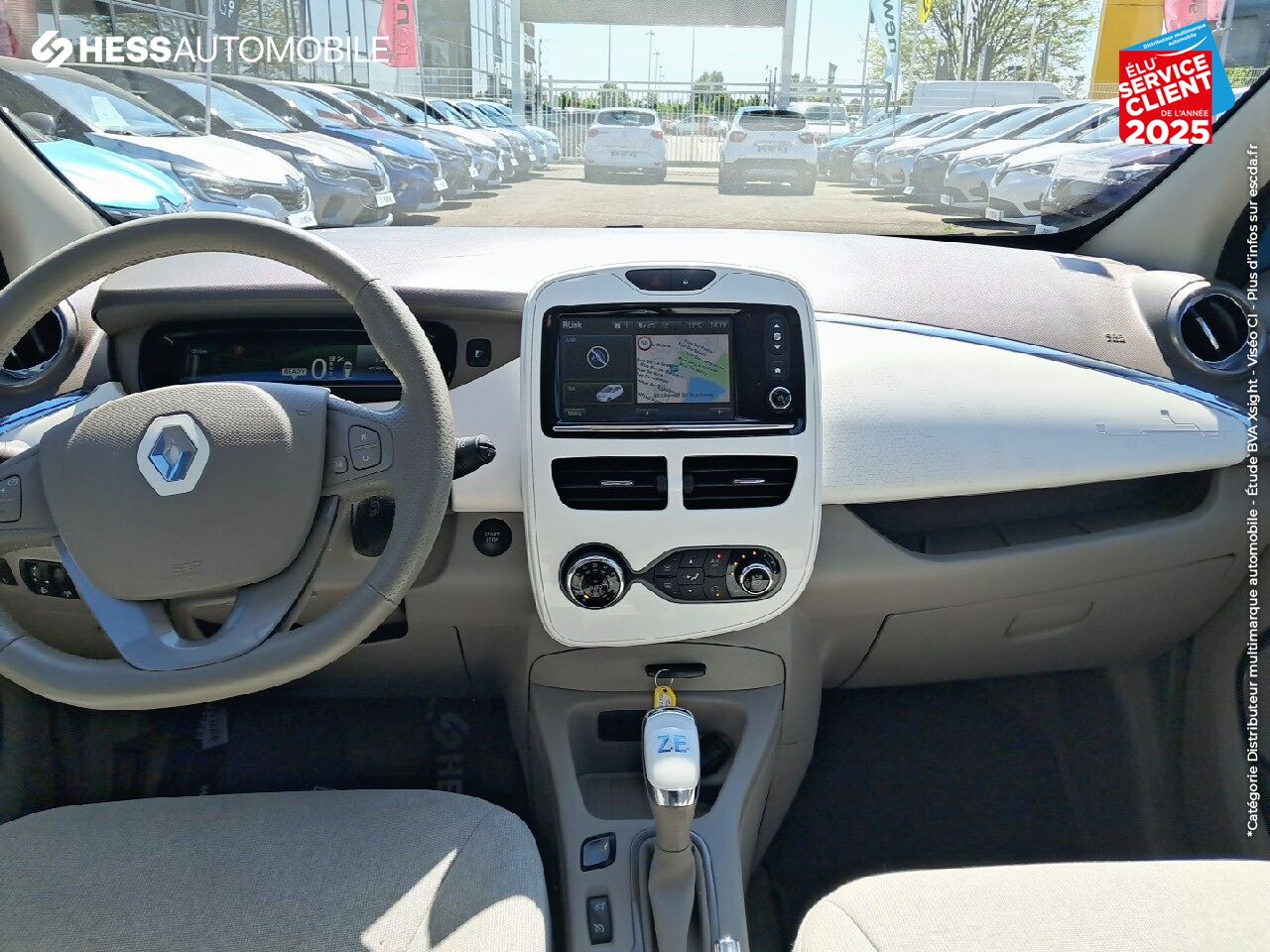 Véhicule d'occasion RENAULT ZOE ZEN CHARGE NORMALE R90 GPS RADAR AR chez Hyundai Epernay