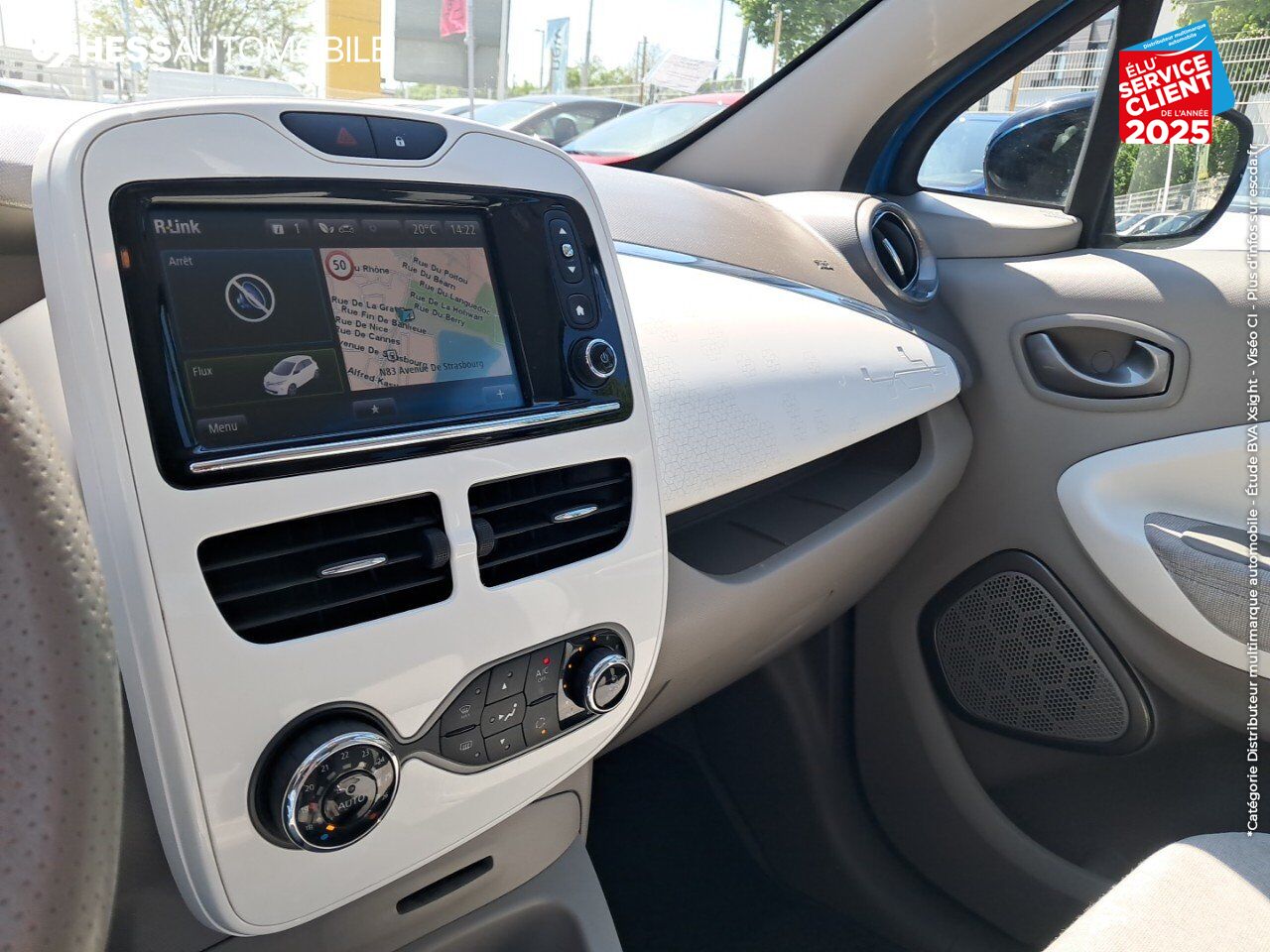 Véhicule d'occasion RENAULT ZOE ZEN CHARGE NORMALE R90 GPS RADAR AR chez Hyundai Epernay