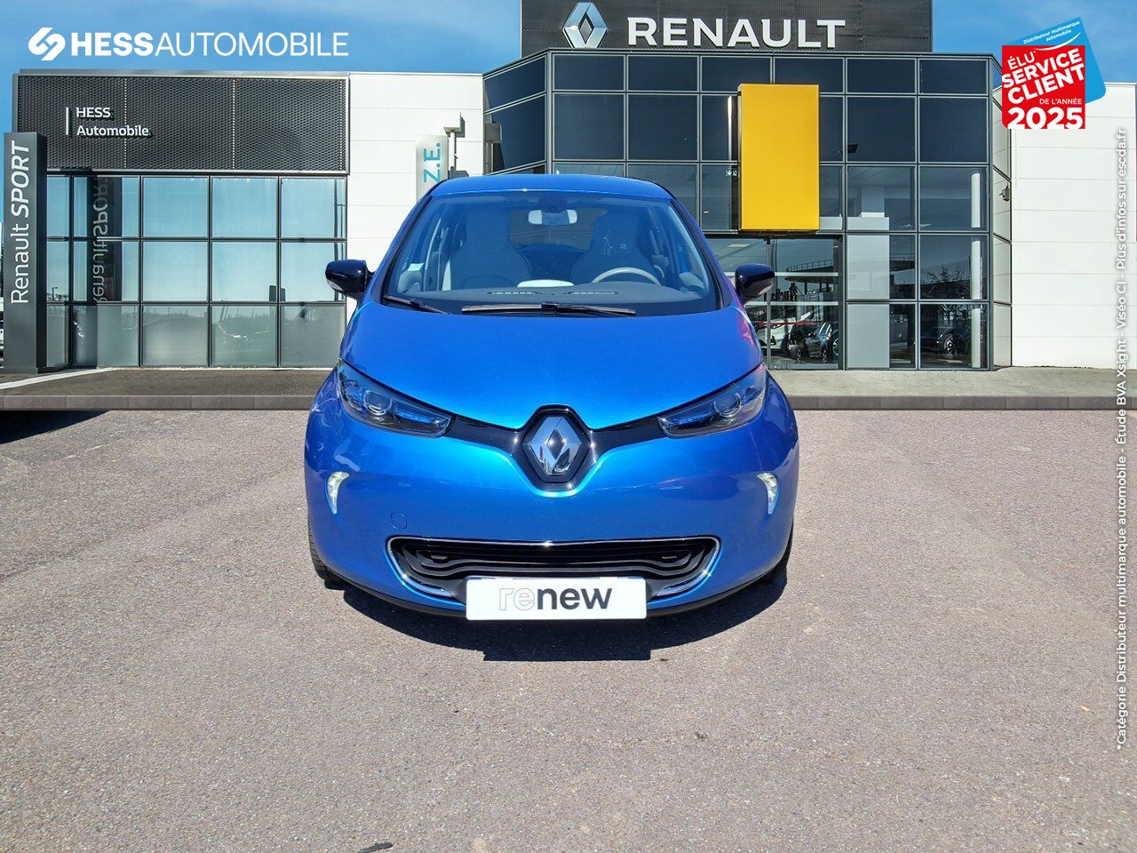 Véhicule d'occasion RENAULT ZOE ZEN CHARGE NORMALE R90 GPS RADAR AR chez Hyundai Epernay