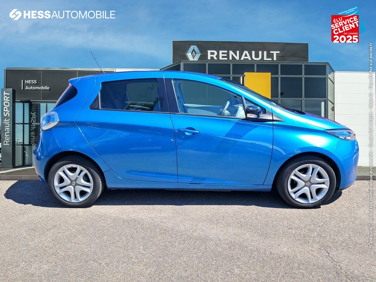 Véhicule d'occasion RENAULT ZOE ZEN CHARGE NORMALE R90 GPS RADAR AR chez Hyundai Epernay