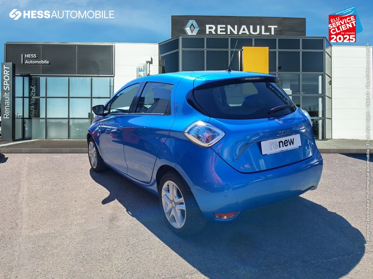 Véhicule d'occasion RENAULT ZOE ZEN CHARGE NORMALE R90 GPS RADAR AR chez Hyundai Epernay