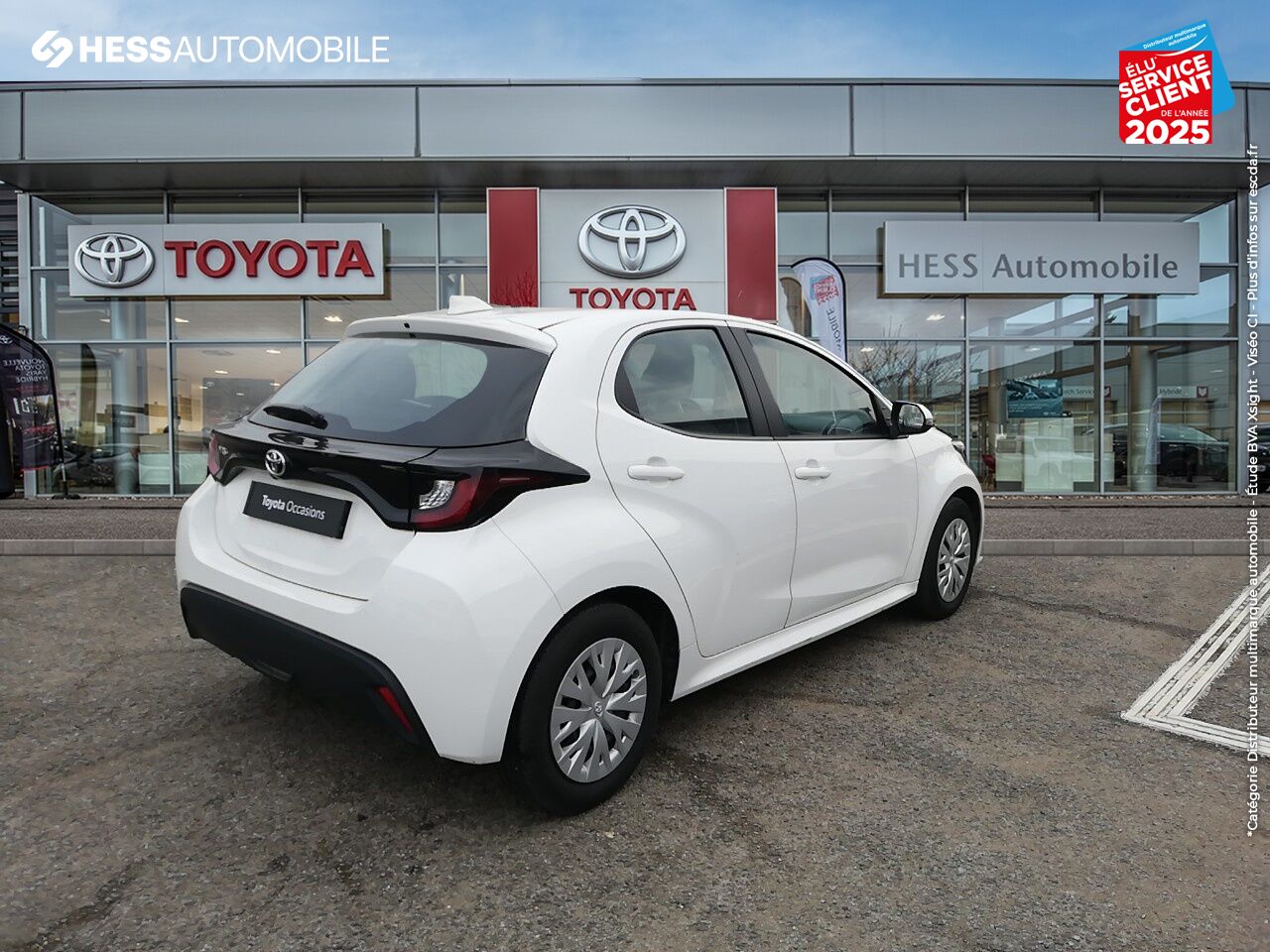 Véhicule d'occasion TOYOTA YARIS 70 VVT-I DYNAMIC 5P MY21 CAMERA chez Toyota Thionville