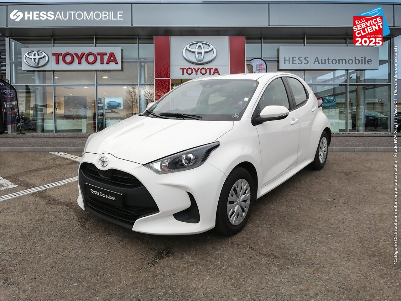 Véhicule d'occasion TOYOTA YARIS 70 VVT-I DYNAMIC 5P MY21 CAMERA chez Toyota Thionville