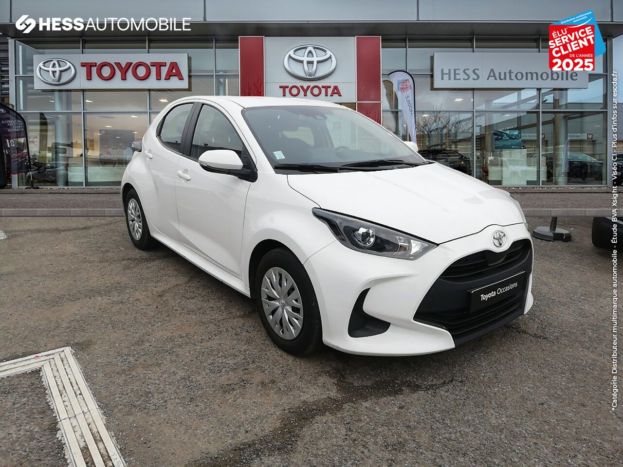 Véhicule d'occasion TOYOTA YARIS 70 VVT-I DYNAMIC 5P MY21 CAMERA chez Toyota Thionville