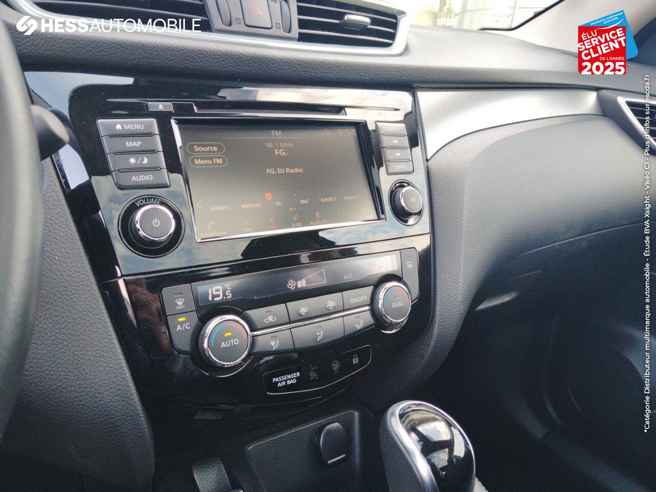 Véhicule d'occasion NISSAN QASHQAI 1.3 DIG-T 160CH TEKNA+ DCT 2019 EURO6-EVAP TPANO SIEGES CHAUF/CUIR GPS CAMERA chez Nissan Qashqai occasion
