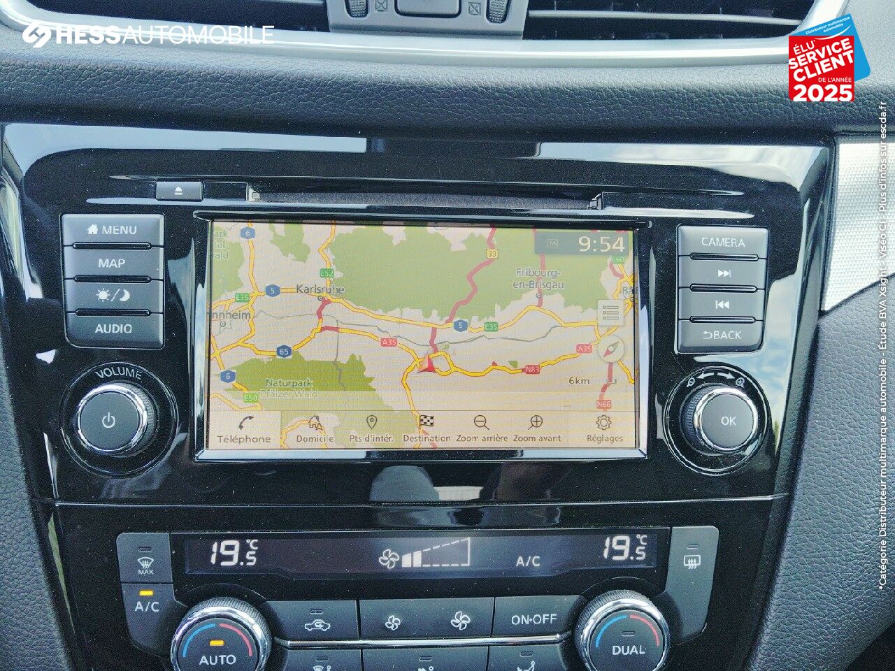 Véhicule d'occasion NISSAN QASHQAI 1.3 DIG-T 160CH TEKNA+ DCT 2019 EURO6-EVAP TPANO SIEGES CHAUF/CUIR GPS CAMERA chez Nissan Qashqai occasion