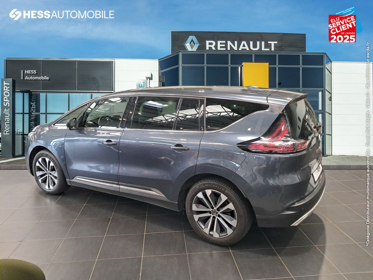 Véhicule d'occasion RENAULT ESPACE 2.0 BLUE DCI 160CH INTENS EDC chez Renault Colmar