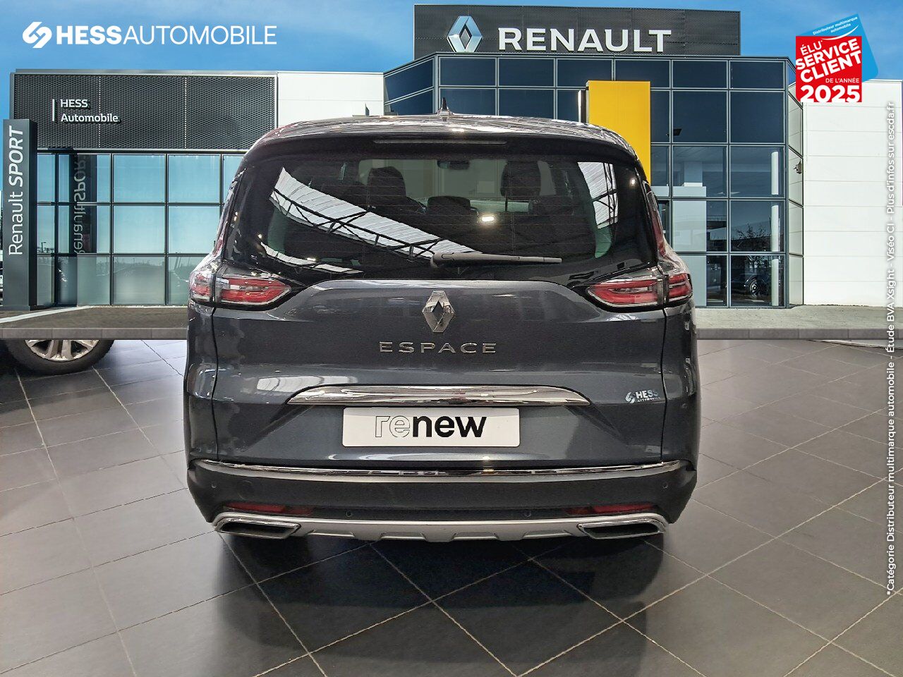 Véhicule d'occasion RENAULT ESPACE 2.0 BLUE DCI 160CH INTENS EDC chez Renault Colmar