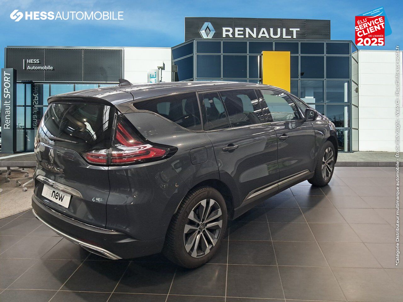 Véhicule d'occasion RENAULT ESPACE 2.0 BLUE DCI 160CH INTENS EDC chez Renault Colmar