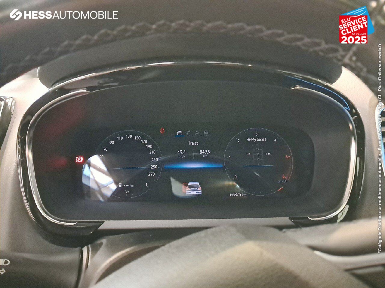 Véhicule d'occasion RENAULT ESPACE 2.0 BLUE DCI 160CH INTENS EDC chez Renault Colmar