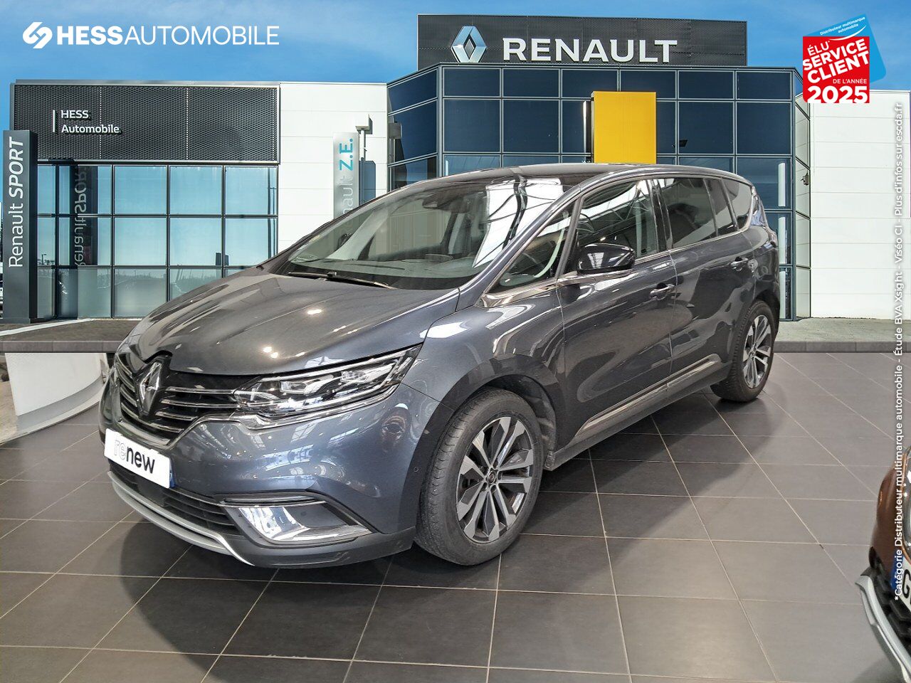 Véhicule d'occasion RENAULT ESPACE 2.0 BLUE DCI 160CH INTENS EDC chez Renault Colmar