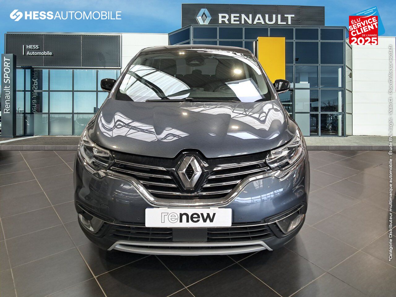 Véhicule d'occasion RENAULT ESPACE 2.0 BLUE DCI 160CH INTENS EDC chez Renault Colmar