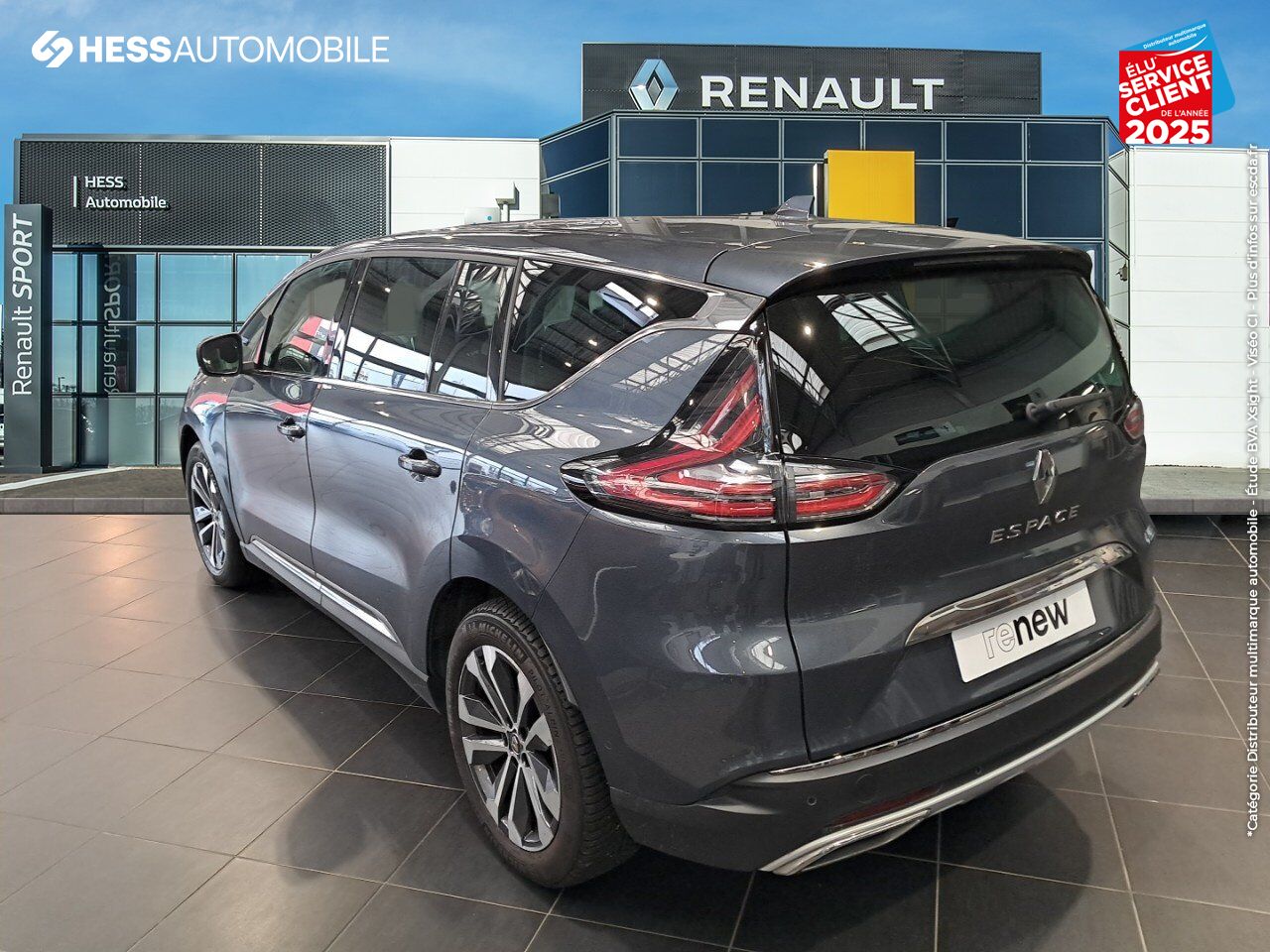 Véhicule d'occasion RENAULT ESPACE 2.0 BLUE DCI 160CH INTENS EDC chez Renault Colmar
