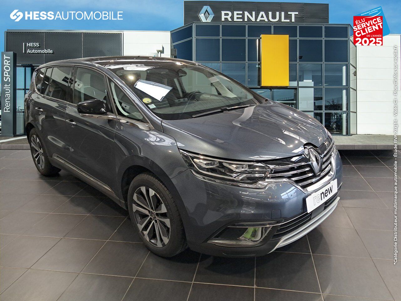 Véhicule d'occasion RENAULT ESPACE 2.0 BLUE DCI 160CH INTENS EDC chez Renault Colmar
