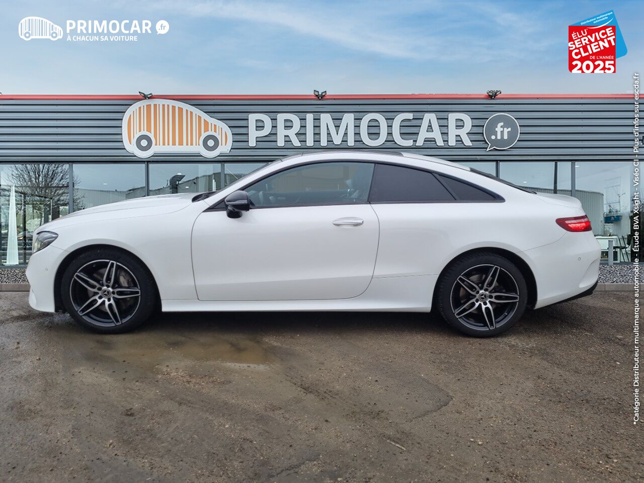 Véhicule d'occasion MERCEDES-BENZ CLASSE E COUPE 350 D 258CH FASCINATION 4MATIC 9G-TRONIC chez Primocar