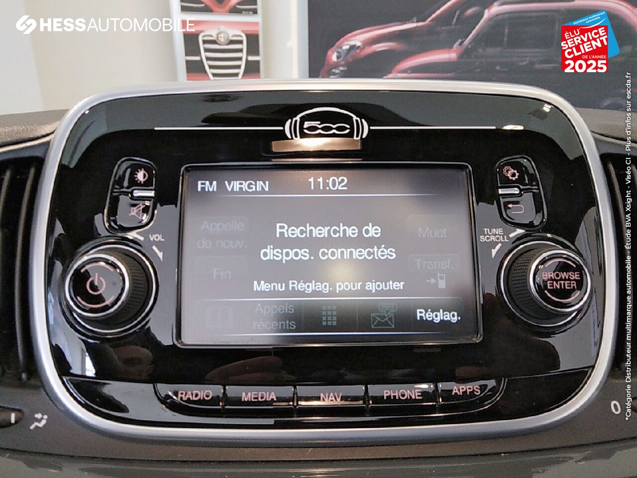 Véhicule d'occasion ABARTH 500C 1.4 TURBO T-JET 145CH 595 MY17 GPS JA17 CLIM AUTO chez HESS Automobile