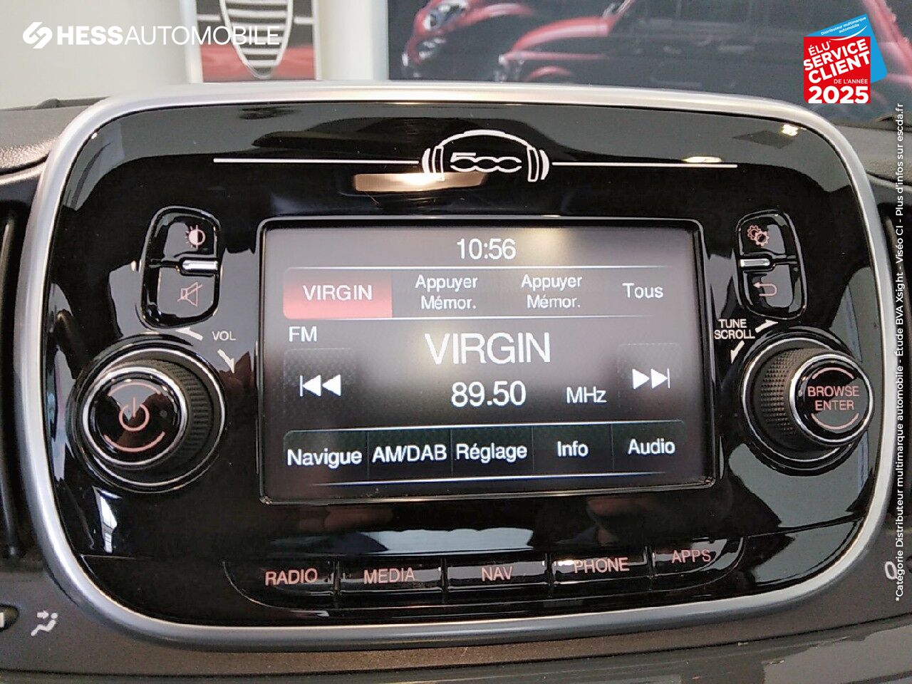 Véhicule d'occasion ABARTH 500C 1.4 TURBO T-JET 145CH 595 MY17 GPS JA17 CLIM AUTO chez HESS Automobile