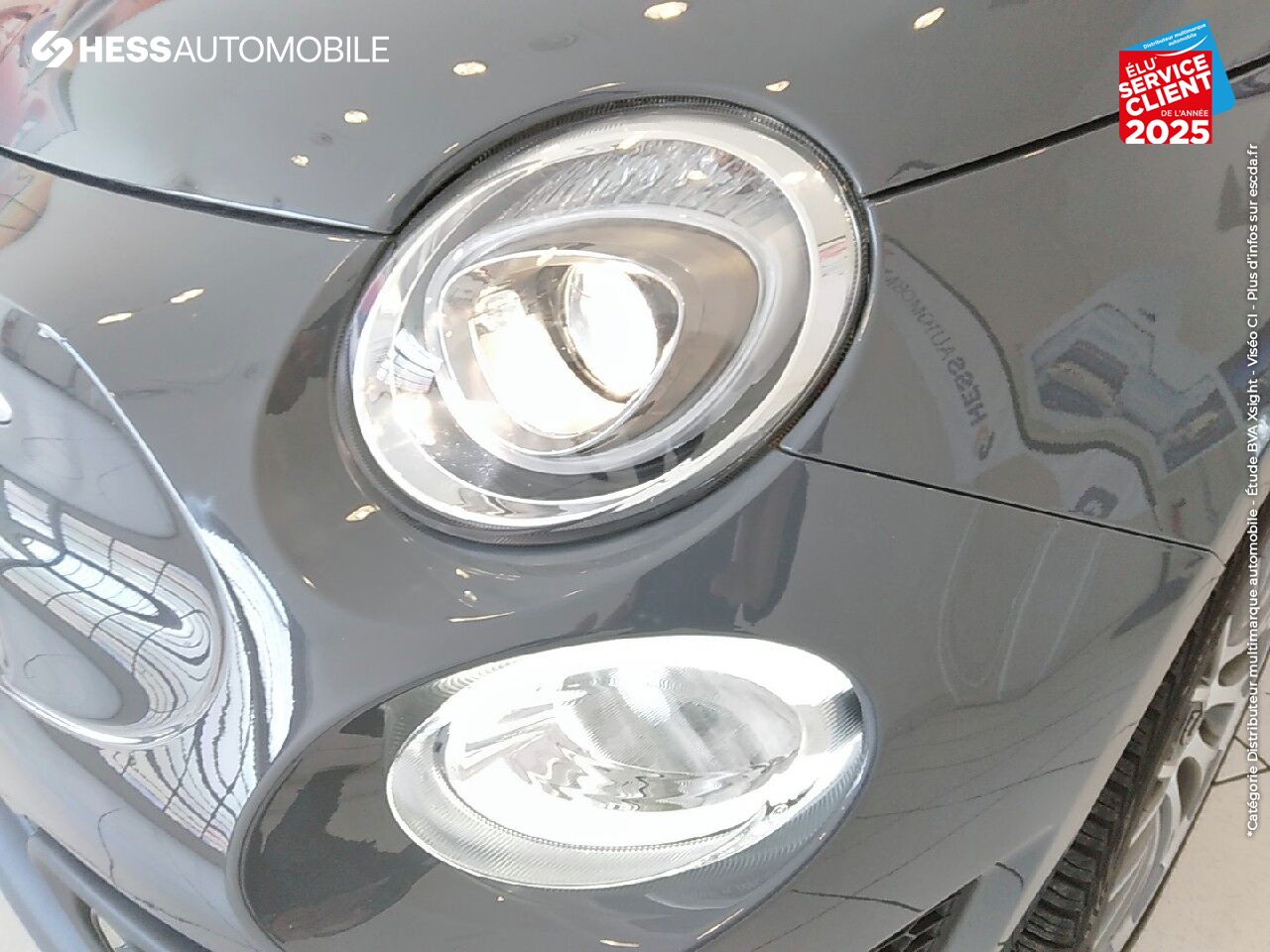 Véhicule d'occasion ABARTH 500C 1.4 TURBO T-JET 145CH 595 MY17 GPS JA17 CLIM AUTO chez HESS Automobile