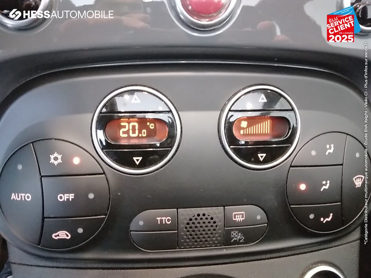 Véhicule d'occasion ABARTH 500C 1.4 TURBO T-JET 145CH 595 MY17 GPS JA17 CLIM AUTO chez HESS Automobile