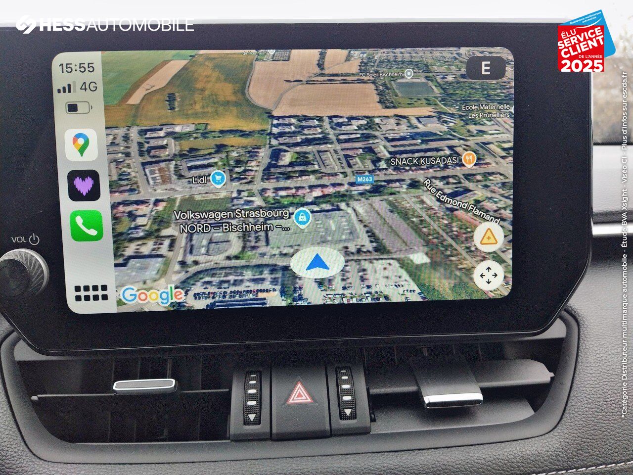 Véhicule d'occasion TOYOTA RAV4 2.5 HYBRIDE 222CH DYNAMIC AWD-I MY24 CAMERA CARPLAY chez Toyota Besançon
