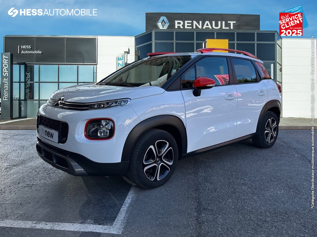 Véhicule d'occasion CITROEN C3 AIRCROSS BLUEHDI 100CH S/S FEEL E6.D CAMERA CARPLAY chez Renault Sélestat