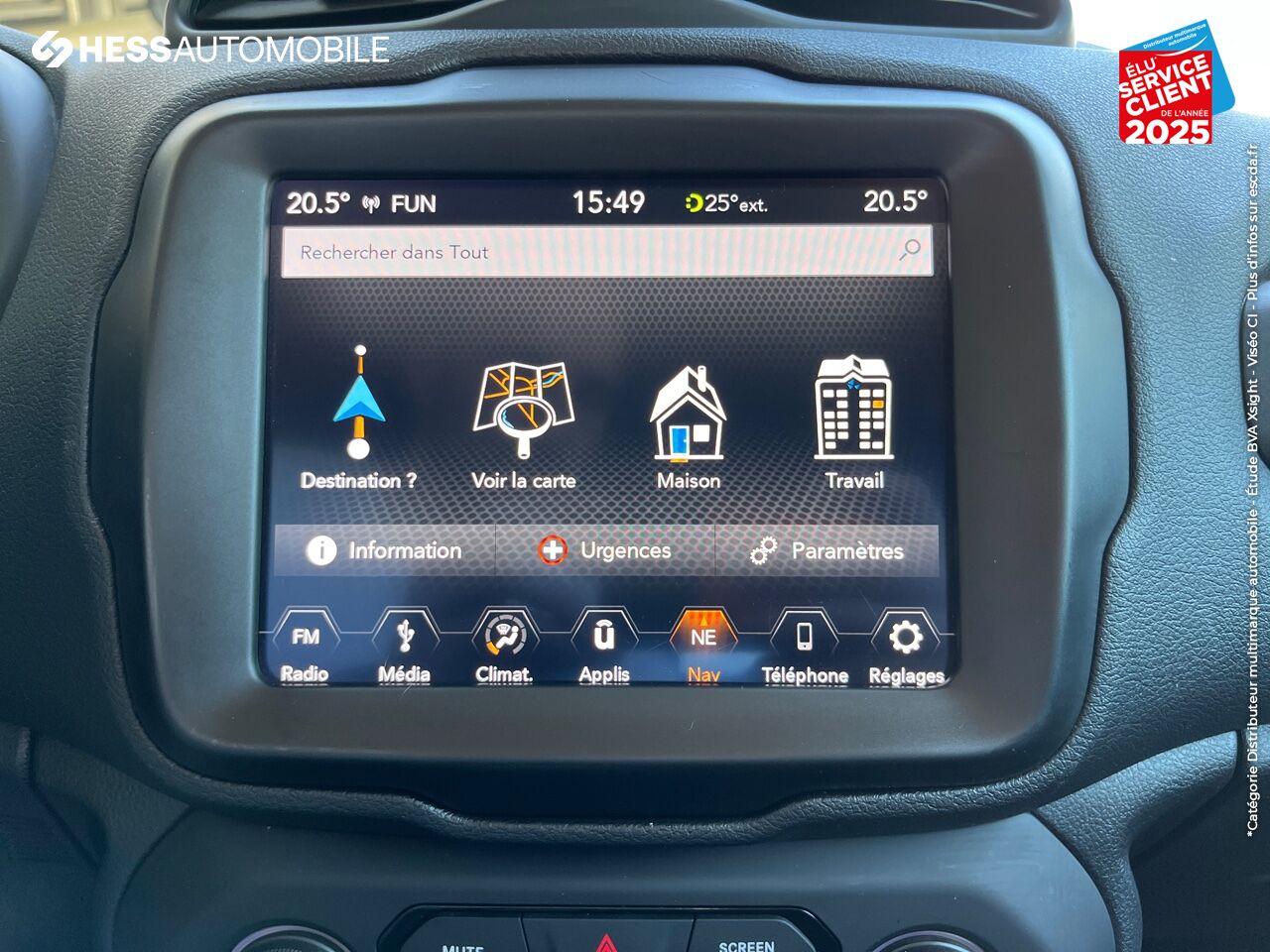 Véhicule d'occasion JEEP RENEGADE 2.0 MULTIJET S/S 170CH TRAILHAWK 4X4 BVA9 chez Fiat Mulhouse