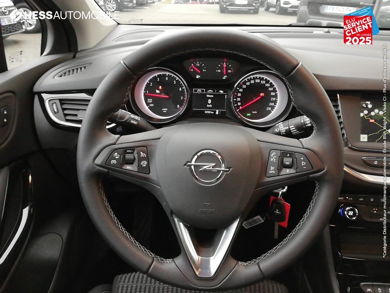Véhicule d'occasion OPEL ASTRA 1.2 TURBO 130CH ELEGANCE RADAR AV/AR CAMERA chez Opel Belfort