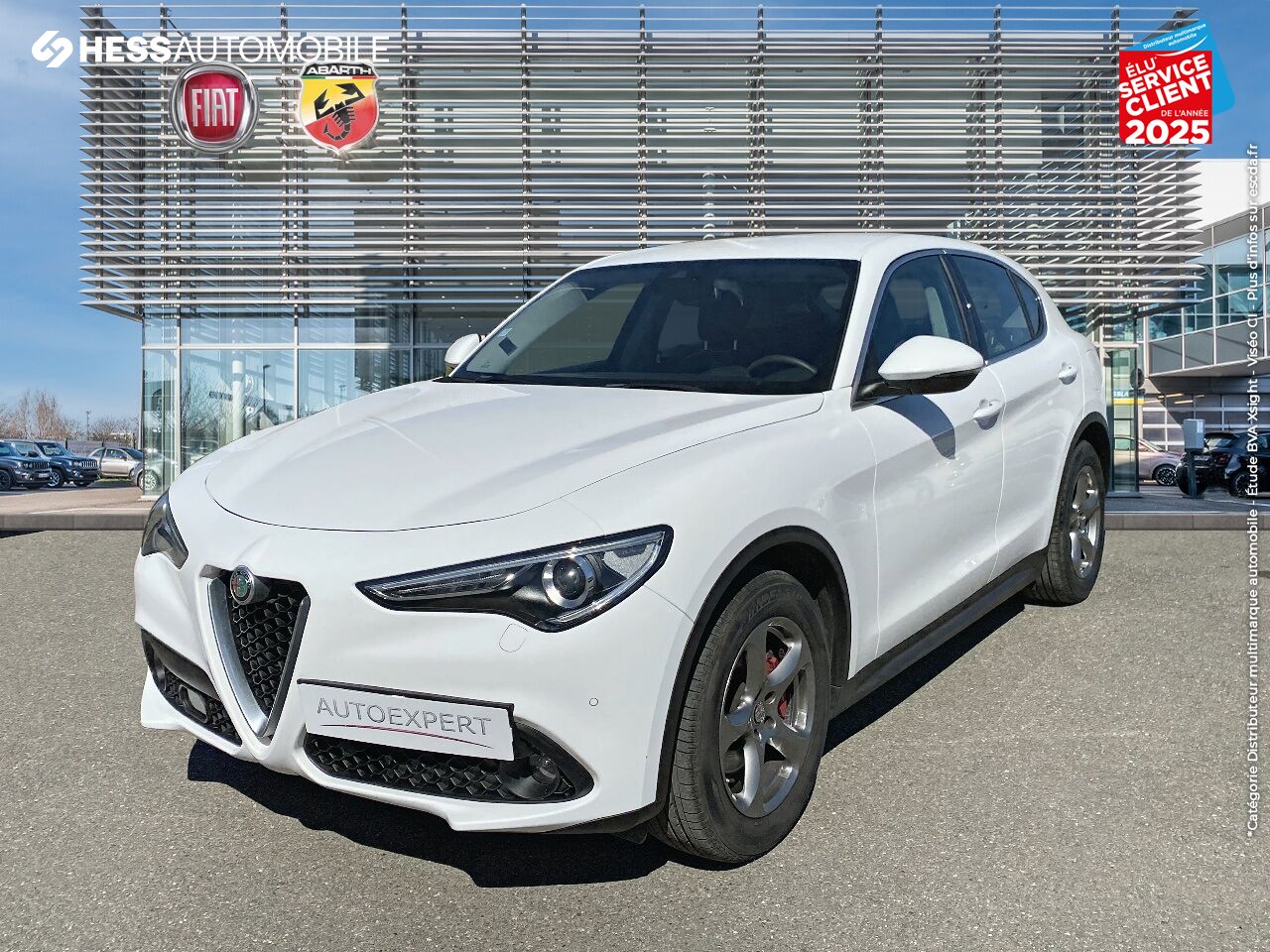Véhicule d'occasion ALFA ROMEO STELVIO 2.2 DIESEL 150CH SUPER AT8 chez Fiat Colmar