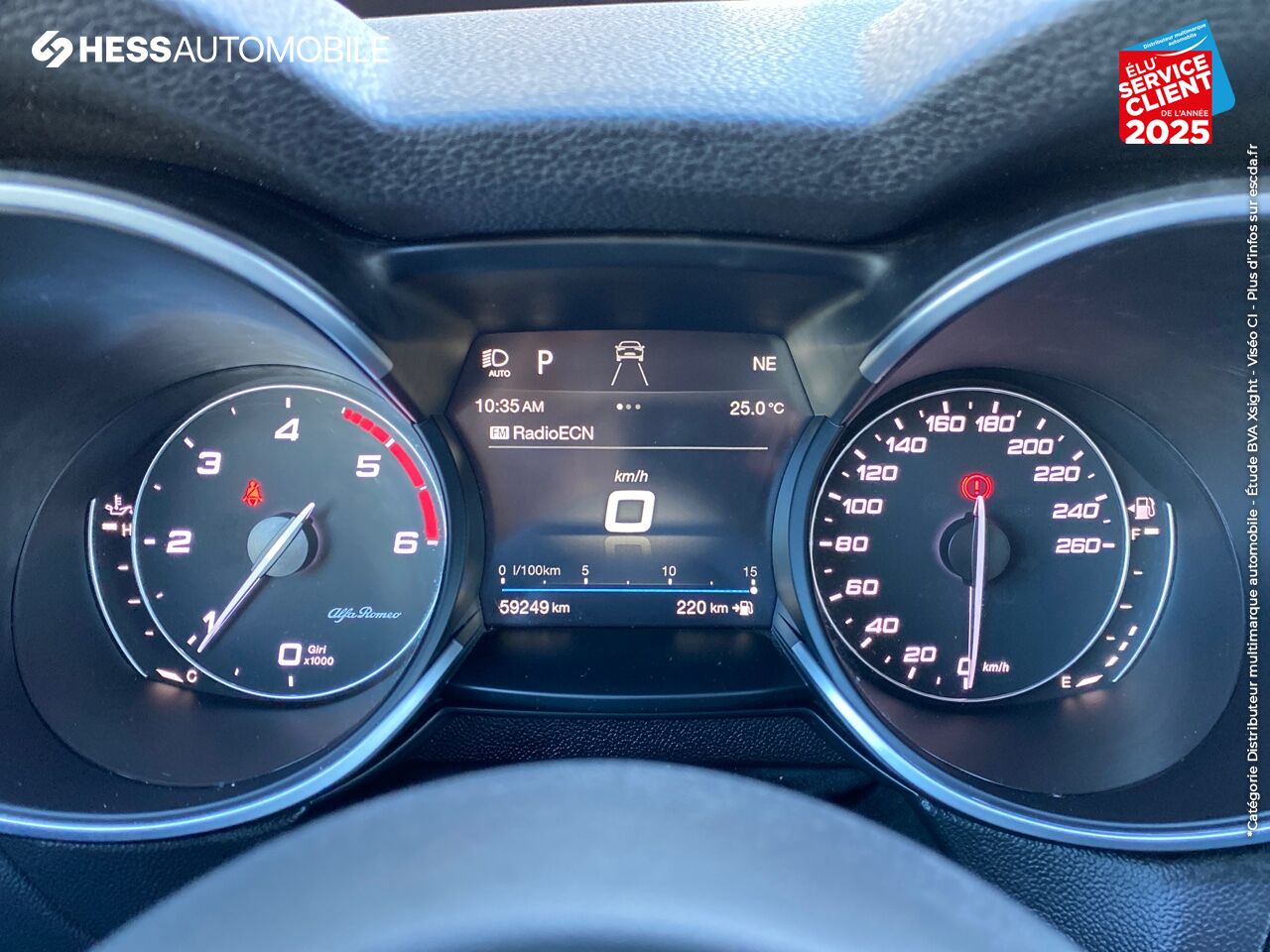Véhicule d'occasion ALFA ROMEO STELVIO 2.2 DIESEL 150CH SUPER AT8 chez Fiat Colmar