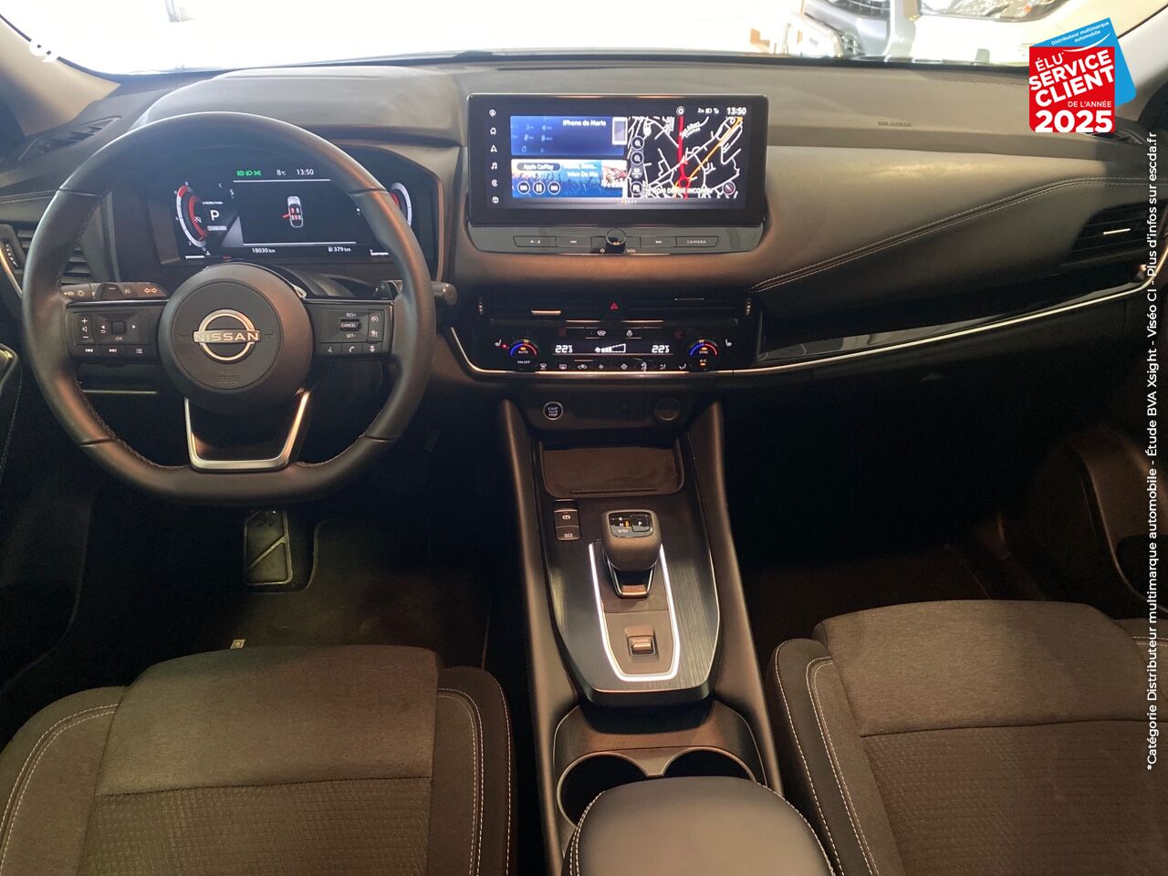 Véhicule d'occasion NISSAN QASHQAI 1.3 MILD HYBRID 158CH N-CONNECTA XTRONIC 2022 GPS CAMERA CAR PLAY chez Nissan Besançon