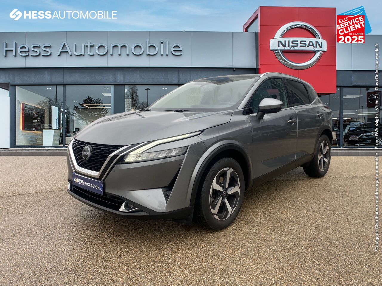 Véhicule d'occasion NISSAN QASHQAI 1.3 MILD HYBRID 158CH N-CONNECTA XTRONIC 2022 GPS CAMERA CAR PLAY chez Nissan Besançon