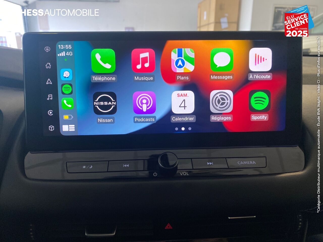 Véhicule d'occasion NISSAN QASHQAI 1.3 MILD HYBRID 158CH N-CONNECTA XTRONIC 2022 GPS CAMERA CAR PLAY chez Nissan Besançon