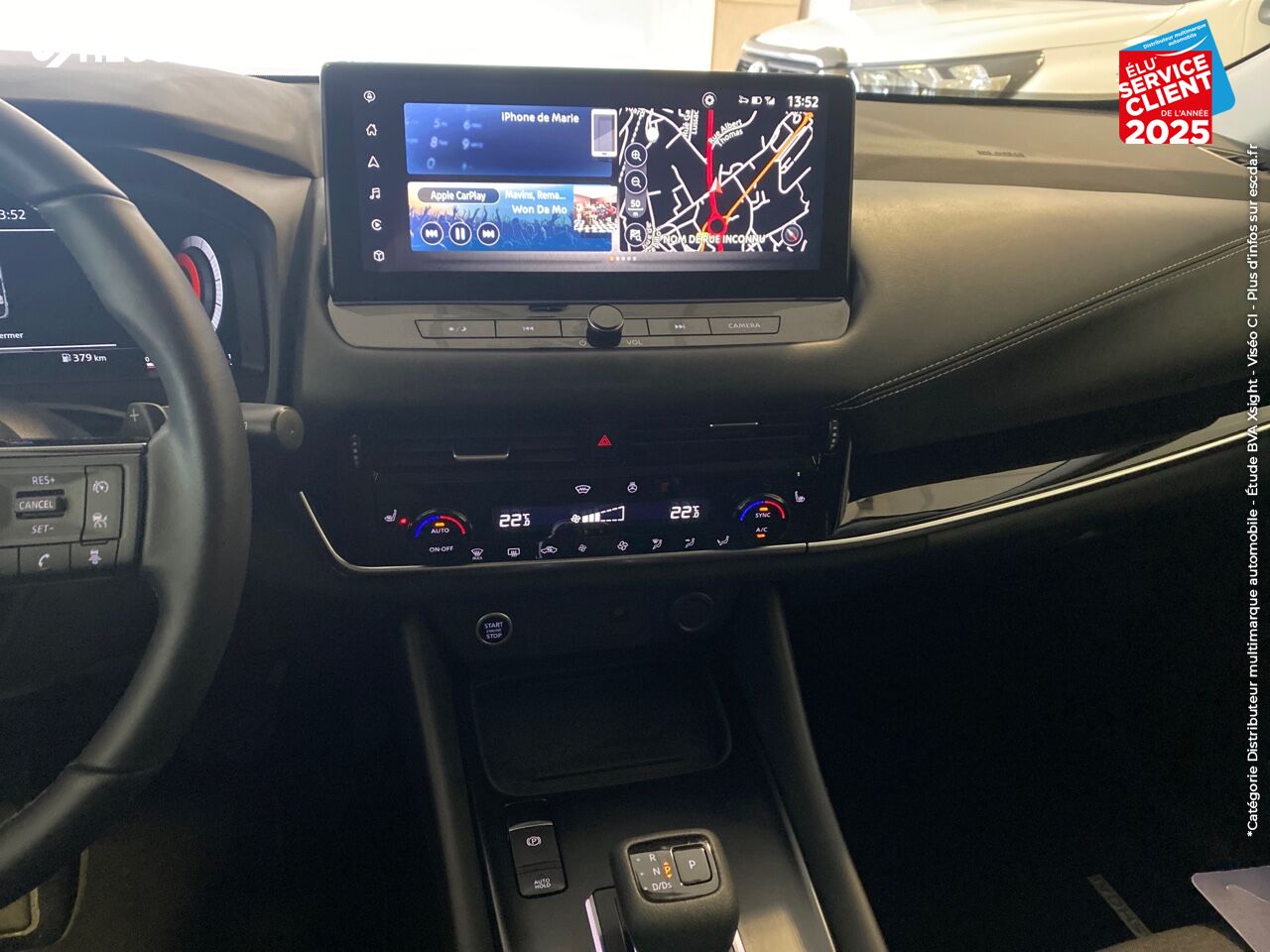 Véhicule d'occasion NISSAN QASHQAI 1.3 MILD HYBRID 158CH N-CONNECTA XTRONIC 2022 GPS CAMERA CAR PLAY chez Nissan Besançon