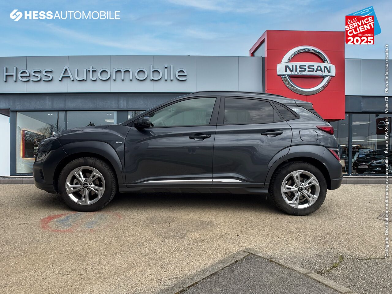 Véhicule d'occasion HYUNDAI KONA 1.6 CRDI 136CH HYBRID 48V CREATIVE GPS CAMERA chez Hyundai Chalons